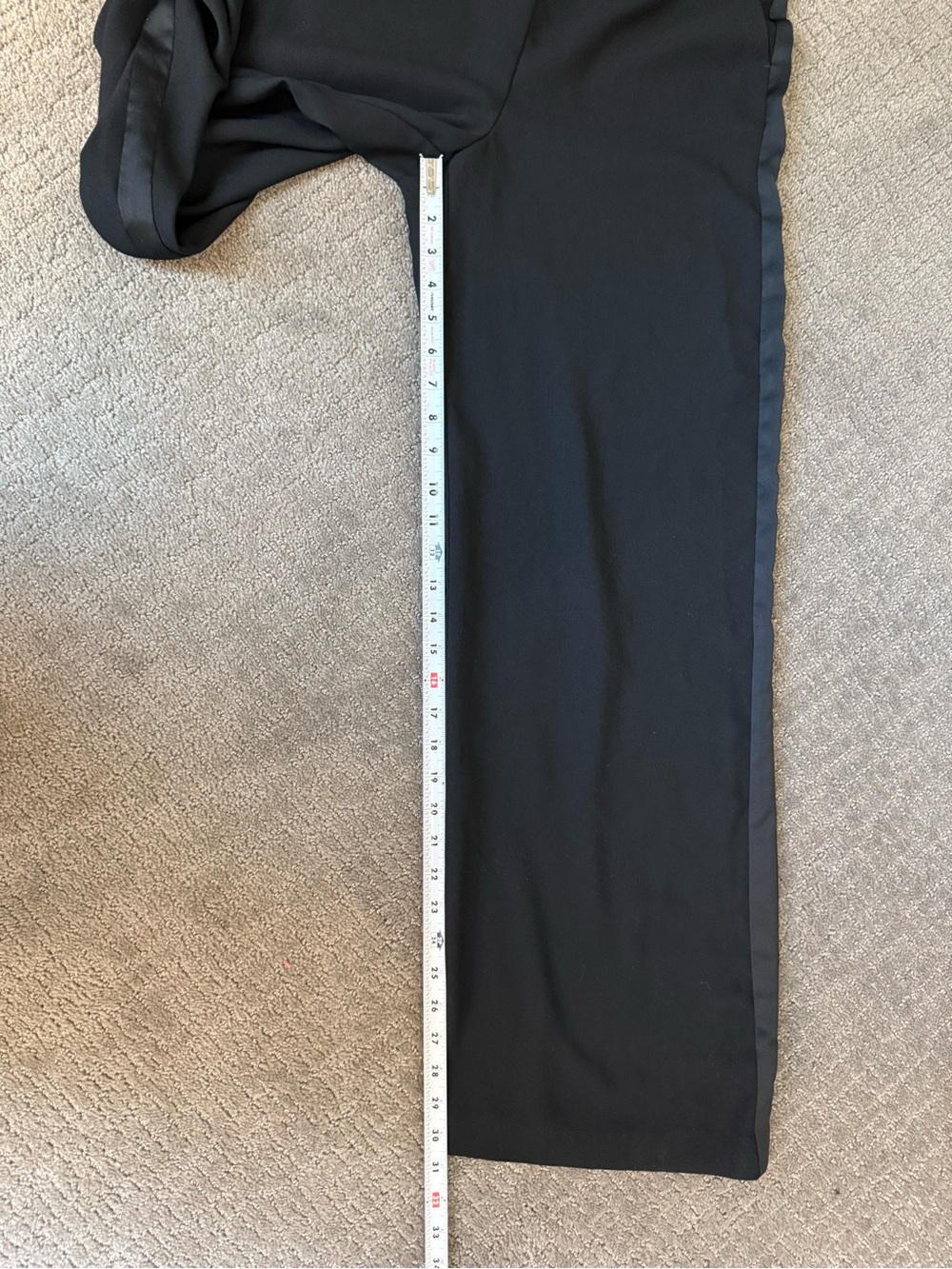 EUC Boden Black Tuxedo Stripe Jumpsuit, Size 2 - Picture 4 of 8